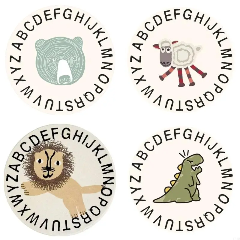 

100cm Cartoon Animal Carpet Toddler Play Mat Children Bedroom Decors E65D