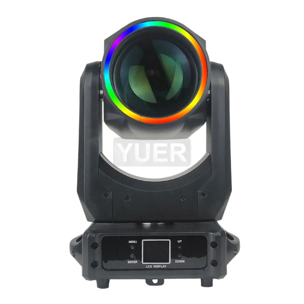 2Pcs/lot 200W LED Moving Head Light Beam Spot Wash Atomization Rainbow Effect 8+16+24 Rotating Prisms For Stage DJ Party DMX512