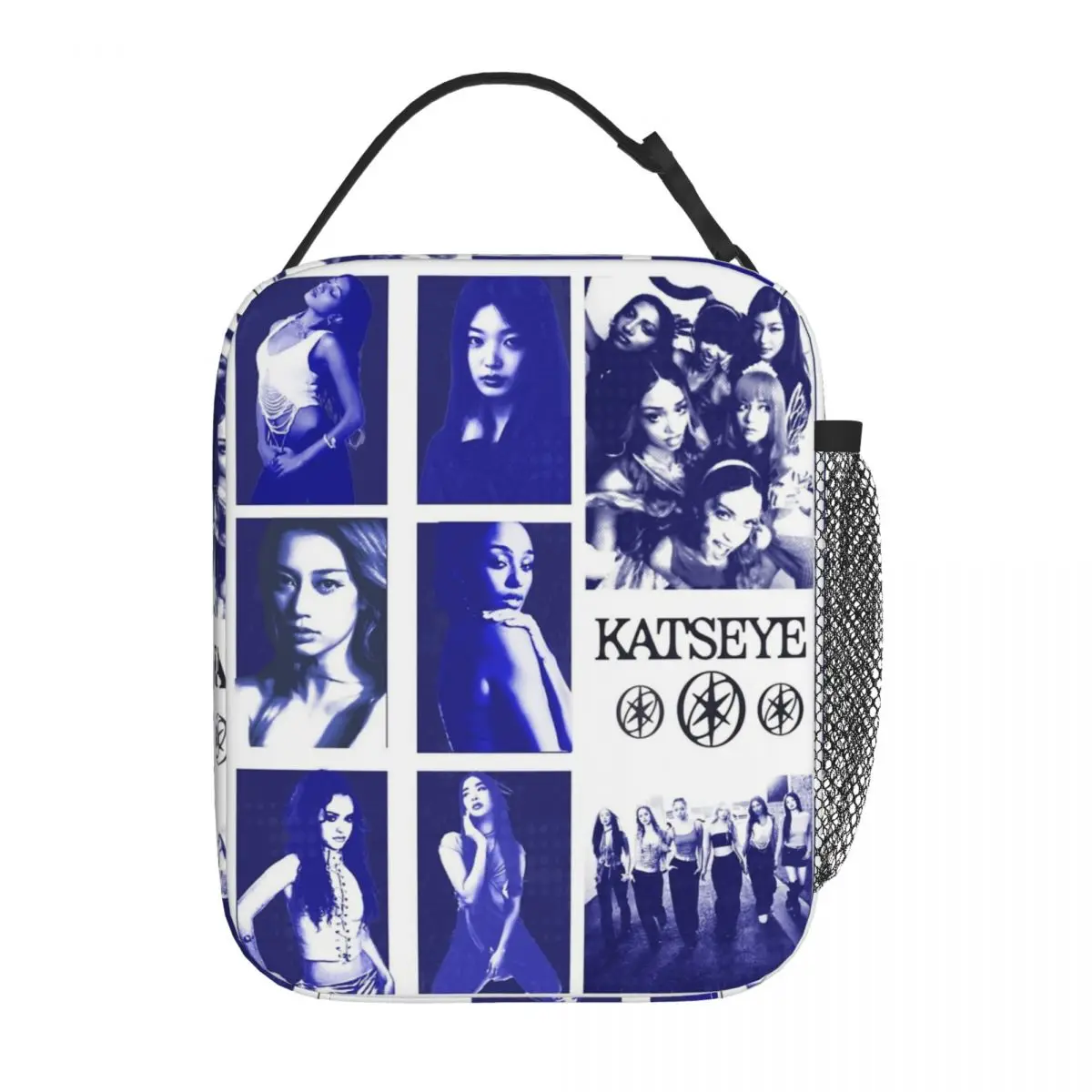 Blue Katseyes Poster Insulated Lunch Bag High Capacity Meal Container Cooler Bag Lunch Box Tote School Picnic Men Women