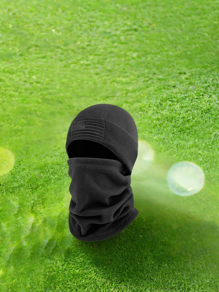 AliExpress NONE 1 Set Winter Warm Hat Face Cover Scarf Thickened Polar Fleece Windproof Balaclava Cycling Face Mask Thermal Running Skull Cap