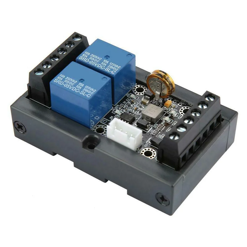 Módulo de retardo de relé programable FX1N-06MR de placa de Control Industrial PLC ABFY-2X con carcasa