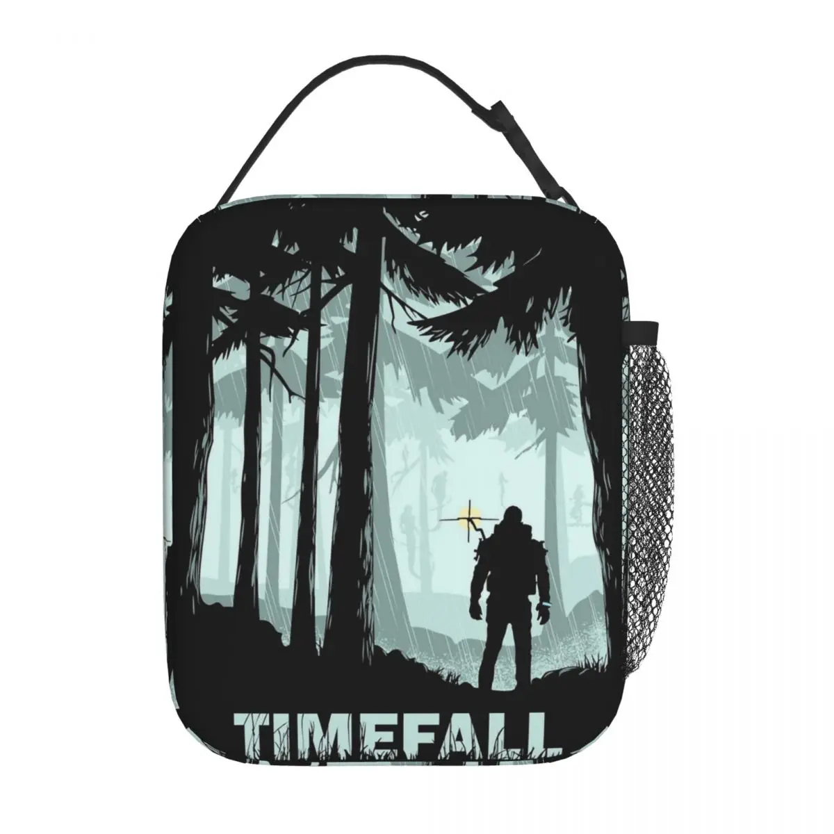 

Hardship Cataclysm Destroys Living Things Timefall Insulated Lunch Bags Death Stranding Meal Container Cooler Bag Tote Lunch Box