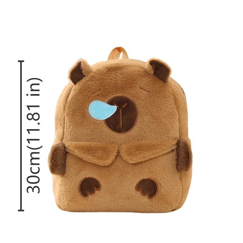 カピバラ バックパック、かわいいバックパック、ミニバックパック、女性用小型バックパック、女性用バックパック、バッグ、多目的収納バッグ、