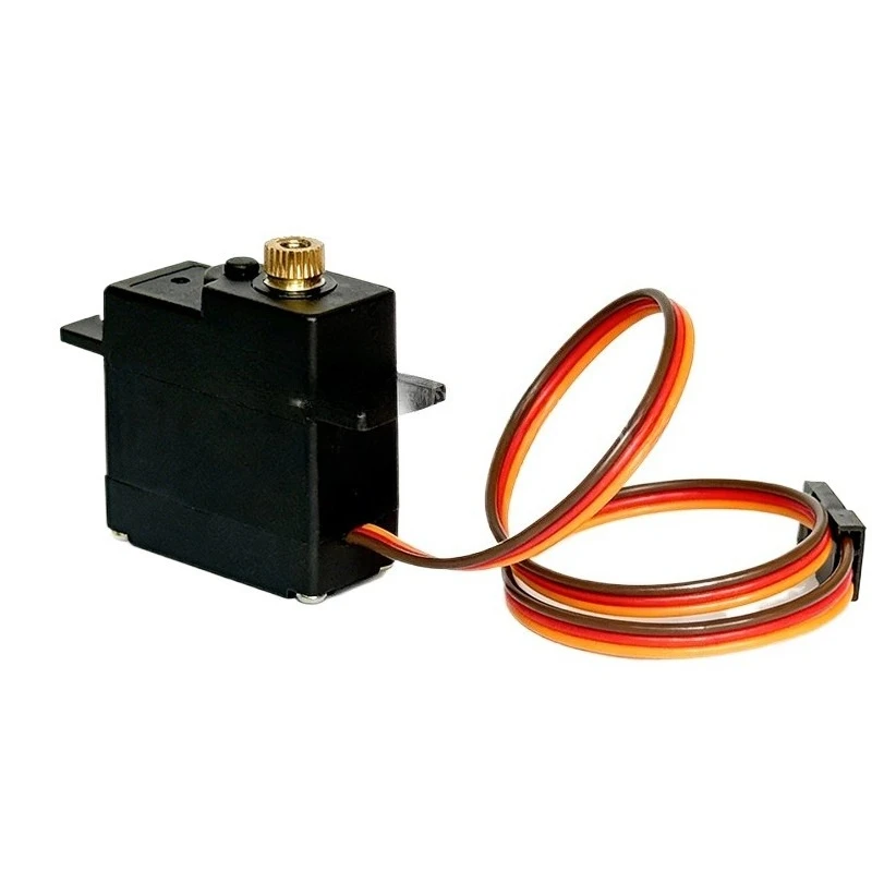 FOR 17G All-metal Gear Steering Gear 180 Degree High Torque Steering Mechanical Model Universal Arm/vehicle and Ship Machinery