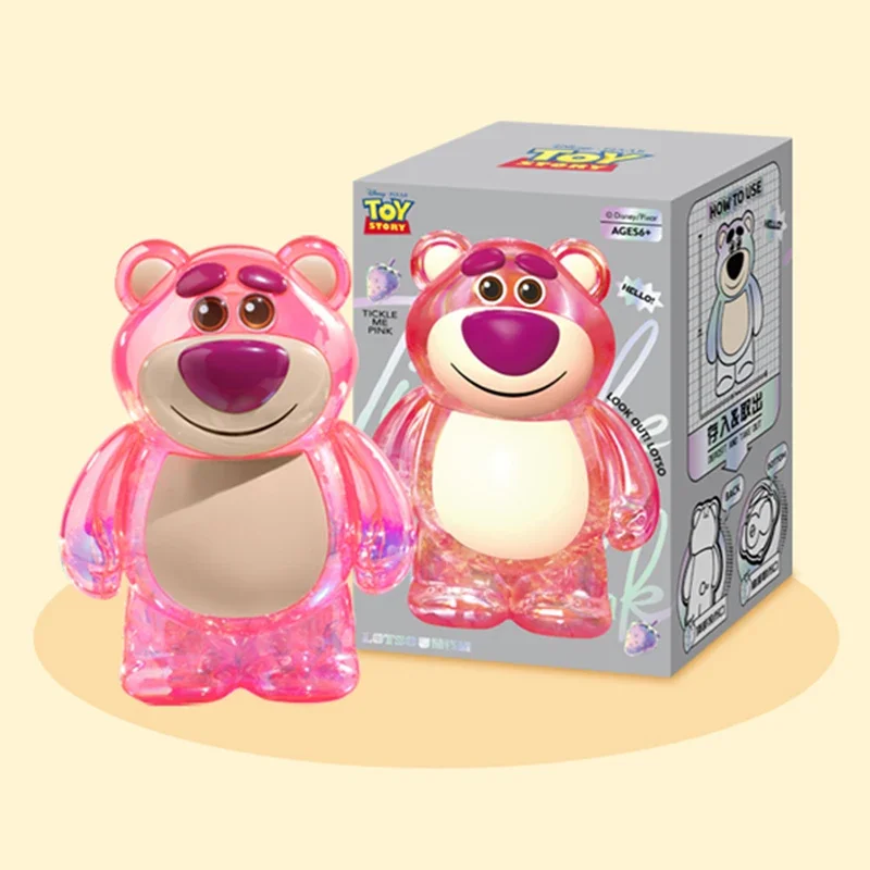 

Disney Toy Story Series Lotso Piggy Bank 30cm Strawberry Bear Kawaii Model New Packaging Movie Animation Peripherals Kid Gifts