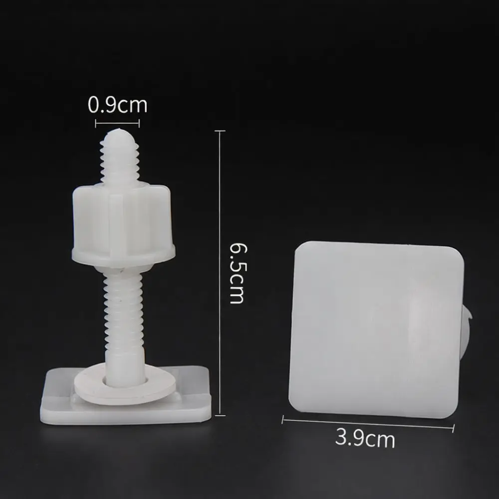 Sturdy Bathroom Toilet Seat Mounting Hardware Set Replacement Bolts For Fixing Loose Commode Lid And Sanitary Fitting