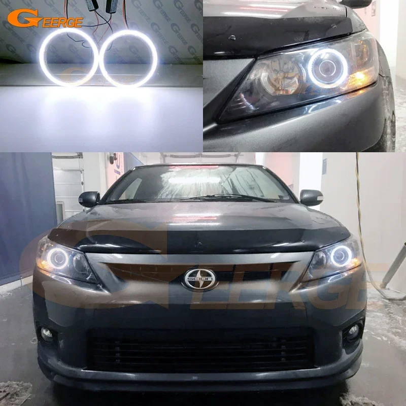 

For Scion TC 2011 2012 2013 Day Light Excellent Ultra Bright COB Led Angel Eyes Kit Halo Rings