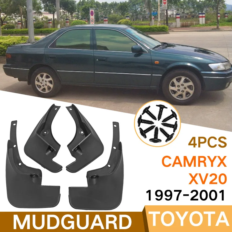 

MudFlaps FOR 1997-2001Toyota Camry XV20 2.2 Car Splash Guards Fender Set Parts Front Rear Mud Flaps Automotive Accessories