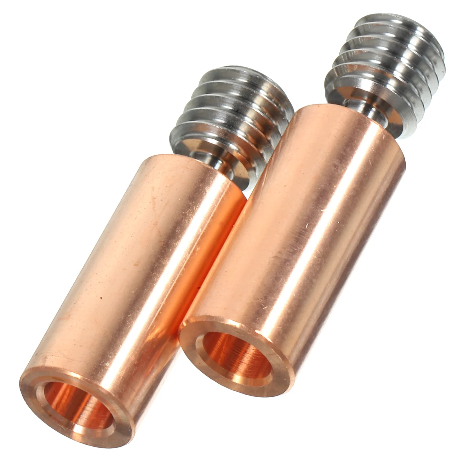 2 قطعة ملحقات الطابعة ثلاثية الأبعاد ثنائية المعدن كسر الحرارة السلس الحلق أنبوب دائم غير قابل للصدأ طويلة الأمد عزل ممتاز سهلة الاستخدام