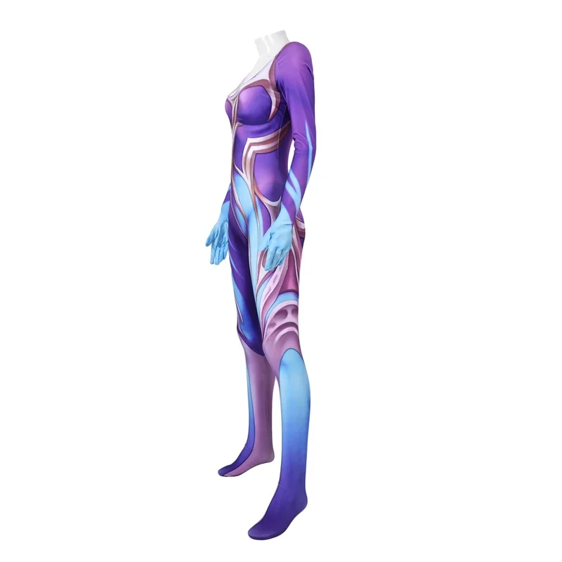 Adults Kids Dawnbringer Soraka Cosplay Costumes Female Woman Girls Superhero Zentai Halloween Bodysuit Party Jumpsuit