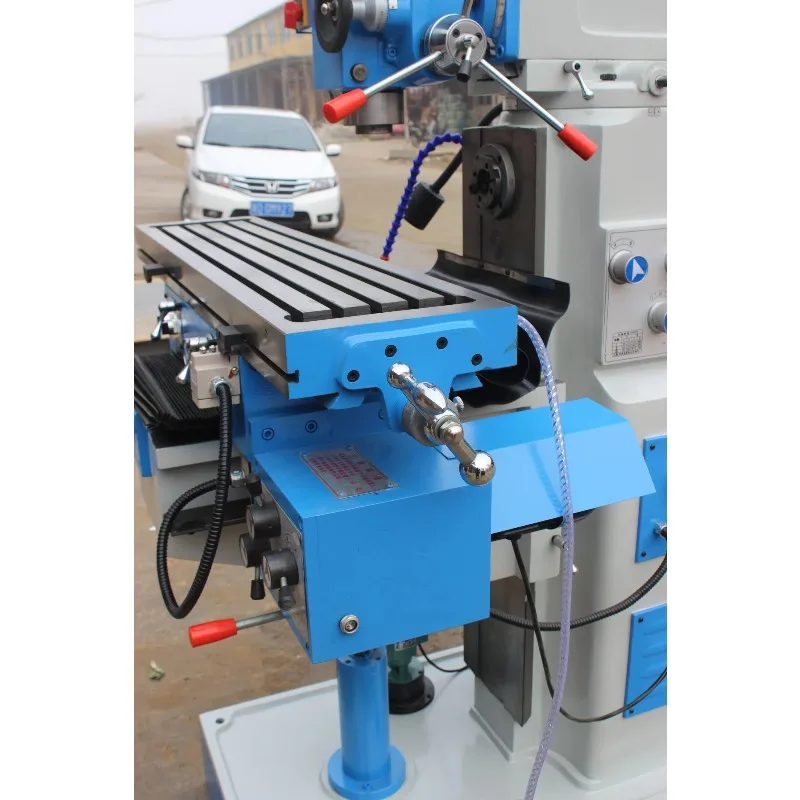 Knee Type Universal Milling Drilling Machine ZX6350D Medium Duty Multifunctional ISO40 Spindle 115-1750rpm 380V 50mm