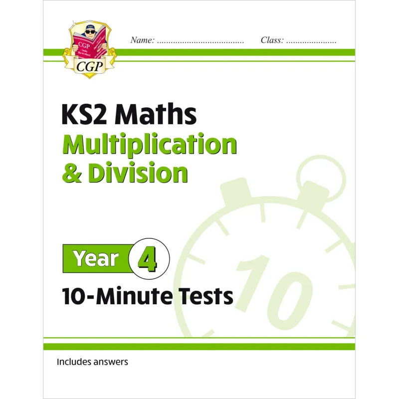 New KS2 Maths 10Minute Tests Multiplication  Division  Year 4 CGP Books Coordination Group Publications 9781789086430 Book