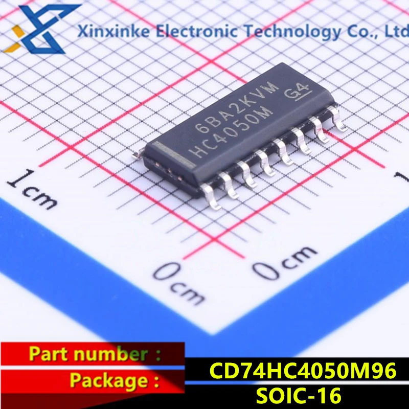 5 buah screen SOIC-16 screen screen layar sutra: HC4050M Buffer dan line driver Hex Non-Inverting
