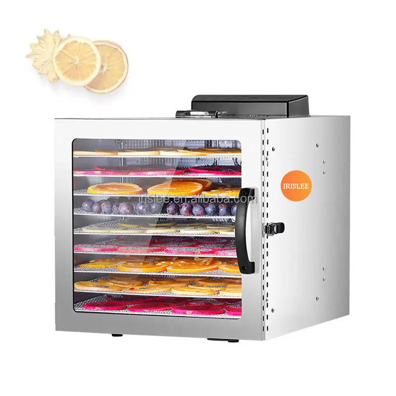 Snacks Dehydration Dryer Food Fruit Dryer 10 Layers Dry Machine Safe Vegetable Electric Dehydrator Air Dryer Device