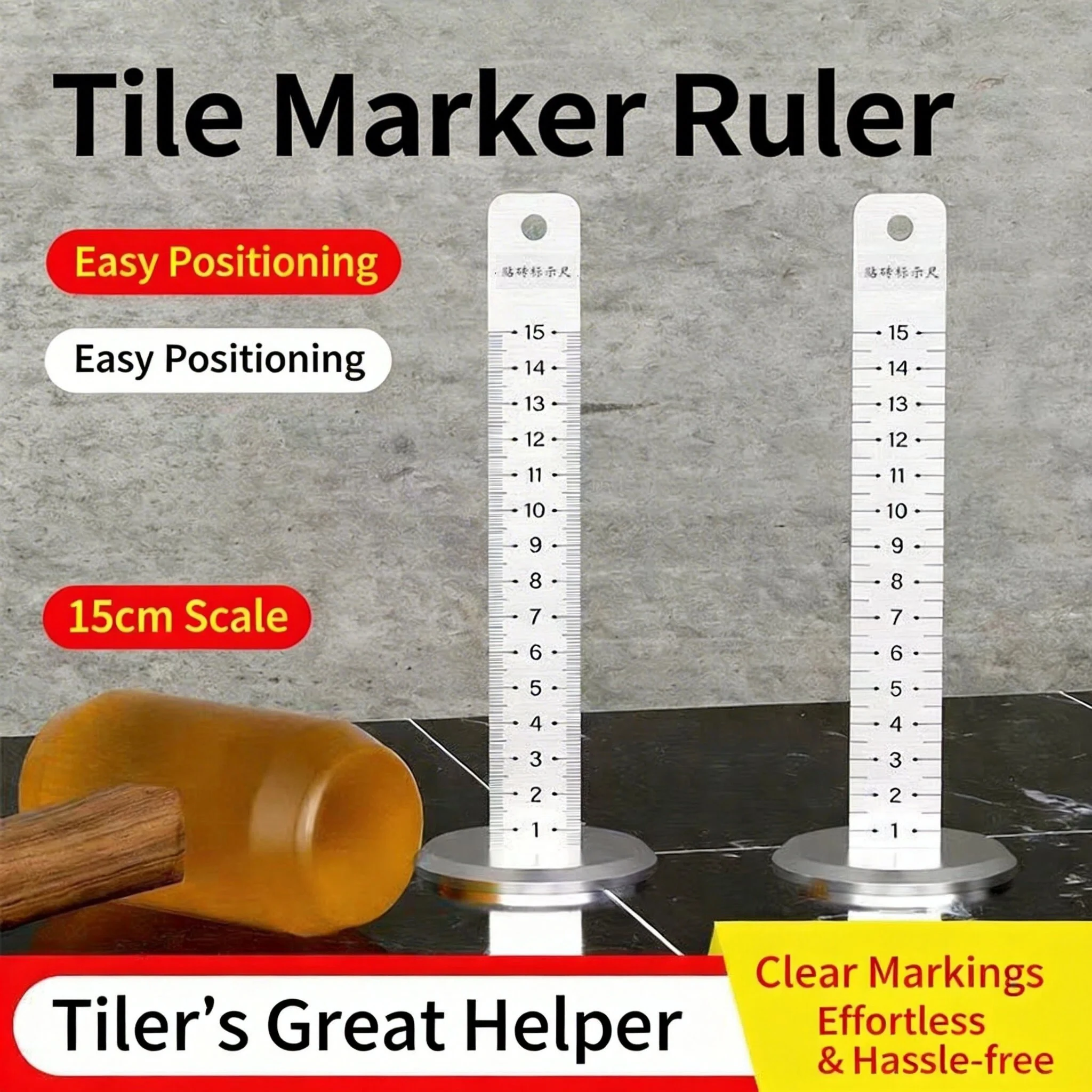 Equal Height Ruler Leveling Artifact Ceiling Leveling Special Ruler Tile Tool