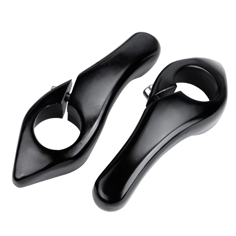 1Pair Professional Aluminum Alloy Bicycles Vice Handlebar Sturdy Comfortable Design for Most Road Mountain Bike Bar Ends