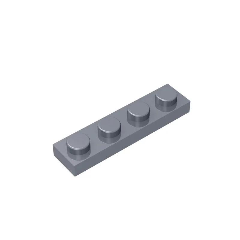Gobricks GDS-504 Platte 1 x 4, kompatibel mit Lego 3710 Teilen Kinder-DIY-Baustein, Partikelplatte zum Selbermachen