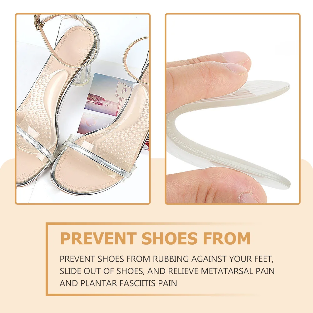 

Forefoot Pads Foot Arch Support Insole Mat For High Heel Shoes Sandals Boots Slipper Lightweight Breathable Wear-Resistant