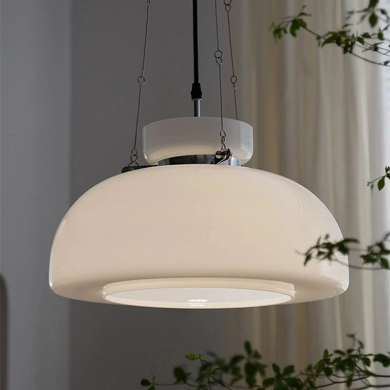 nordico led pendant light lampada de vidro creme simples pendurado cadeia luminarias decoracao para casa quarto sala de jantar escritorio 01