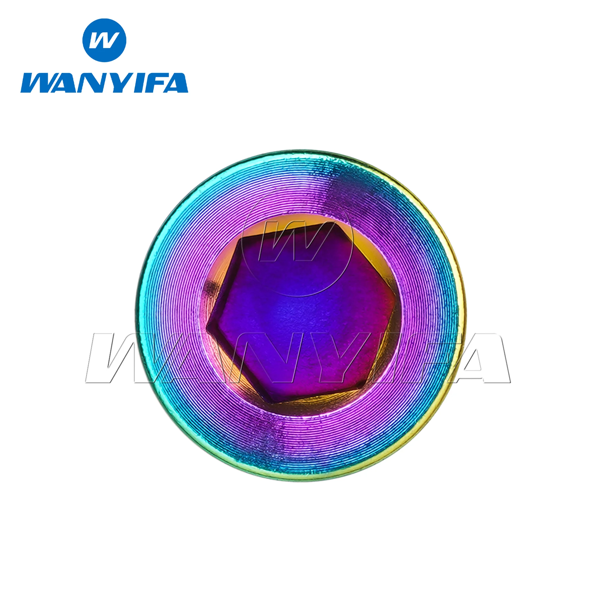 Wanyifa Titanium Bolt M3x 6 8 10 12 15 18 20mm Allen Key Stigma Screws for Aviation Model Bicycle
