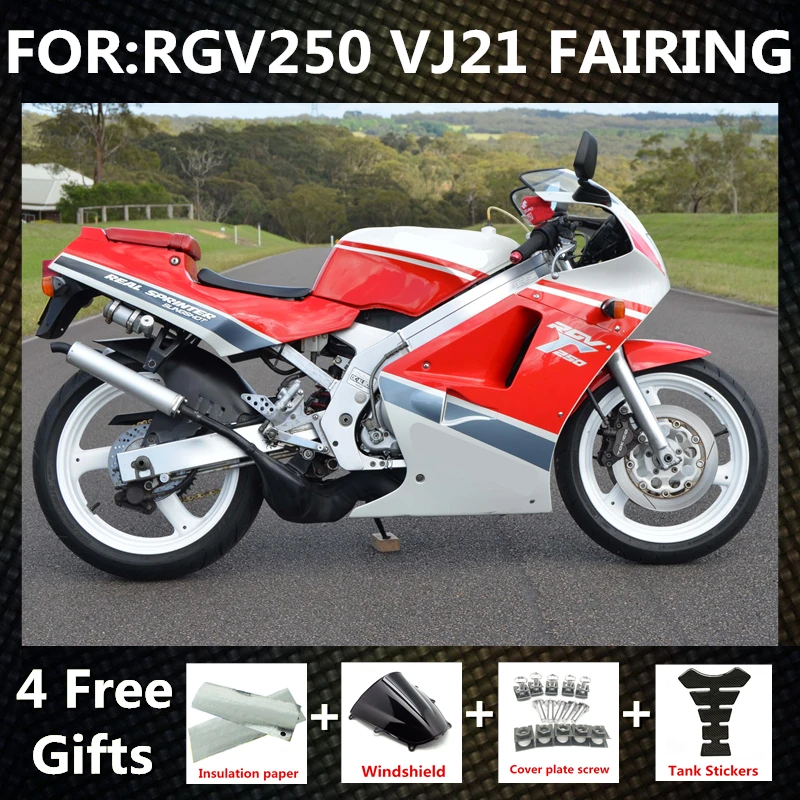 Fit For RGV250 VJ21 1988 - 1989 Motorcycle full Fairing kit Bodywork fairings kits Cowl body RGV 250 VJ 21 88 89 RGV21