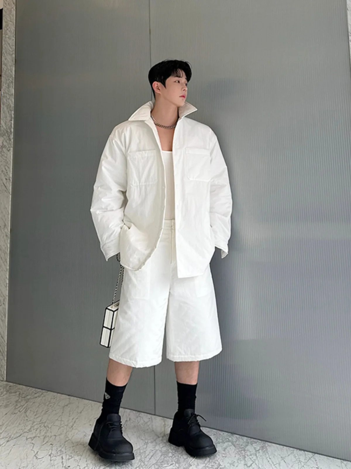 

Мужской хлопковый комплект irt осень-зима New Sle, американский модный брендовый комплект с силуэтом Thiened irt и orts, комплект из двух предметов