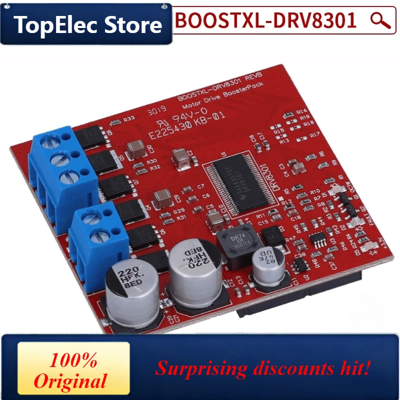 TopElec BOOSTXL-DRV8301 NexFET MOSFET BoosterPack 45V 8A Peak Motor Drive Module for Industrial Use