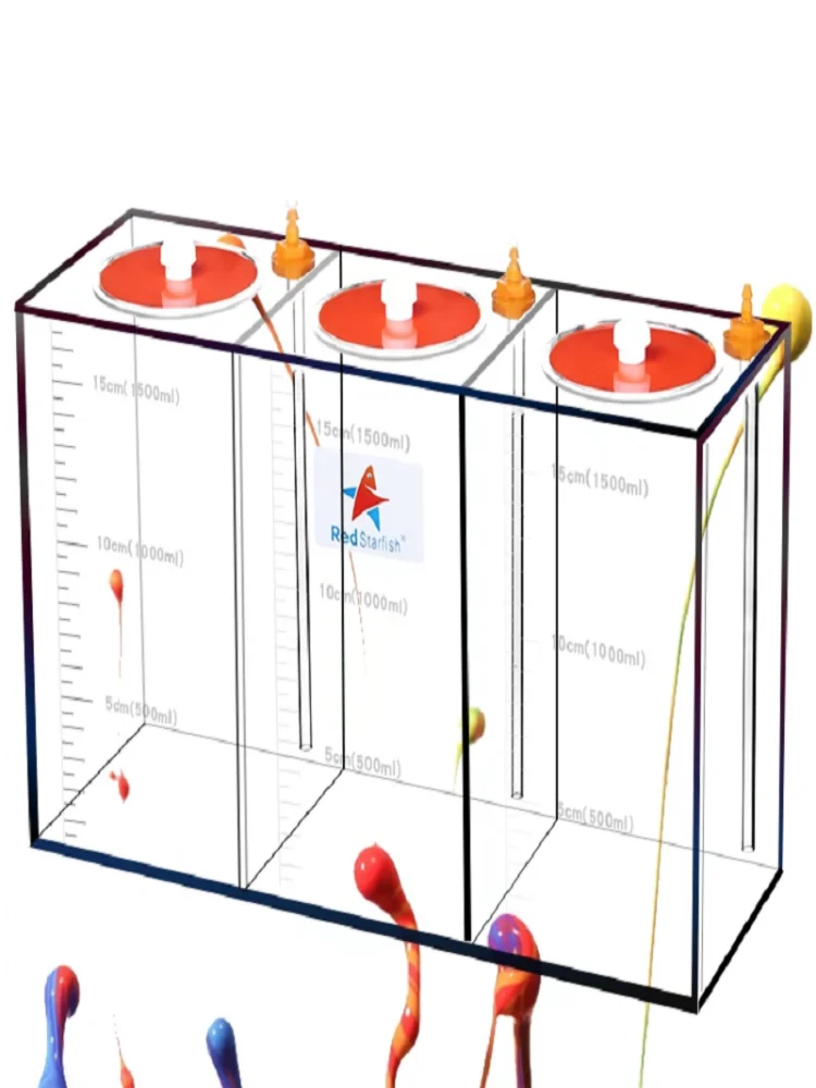 1.5L 2.5L 4.5L Dosing Pump reef tank Titration pump storage tank storage tank with scale Red Starfish Dosing Pump Scale Liquid S