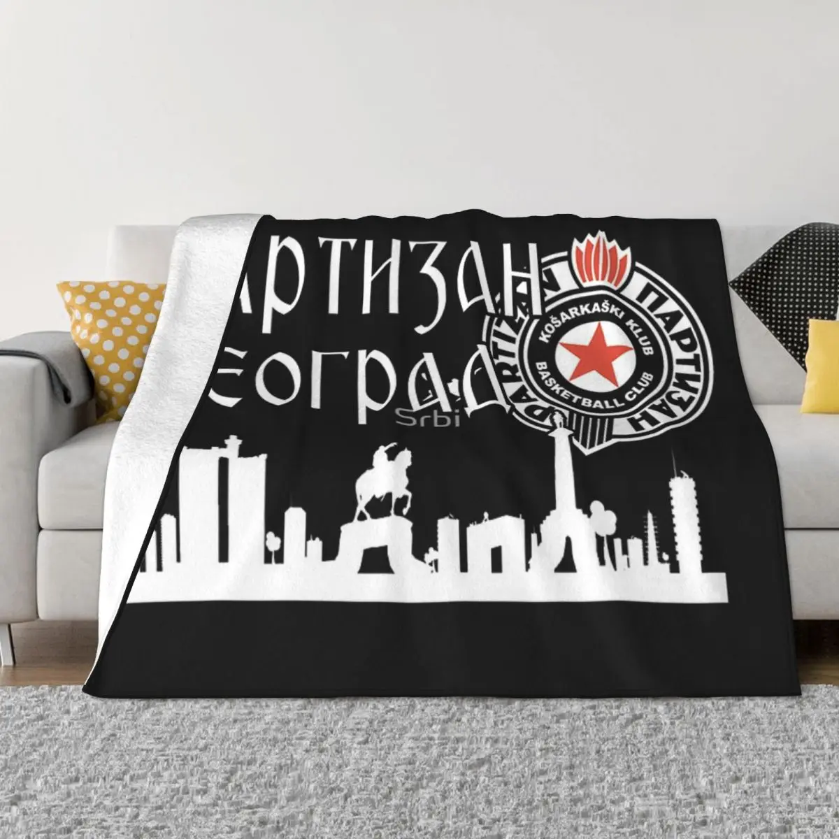 Partizan Beograd An Ultra-Soft Micro Fleece Blanket