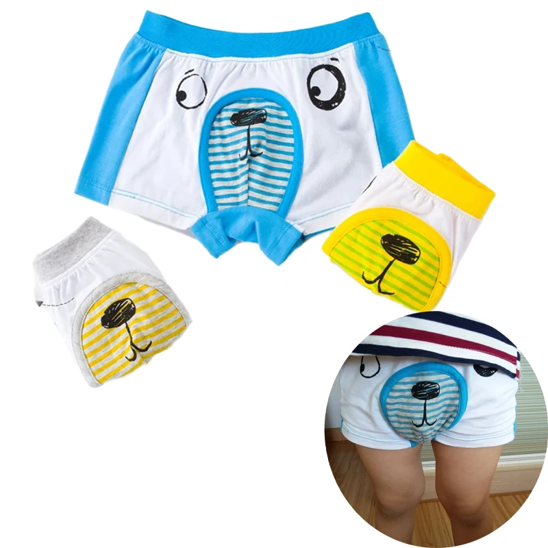 2023 Children's underwear 2 Pcs/box Boy Underwear Kids Panties Child's Underpants Shorts 3D bear cartoon Children's Boxer