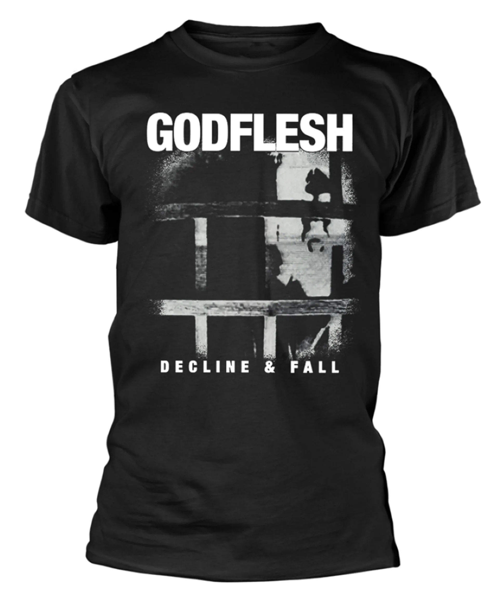 

Godflesh Decline & Fall Футболка Мужчины Женщины Хлопковая футболка с коротким рукавом Брендовая футболка Ретро Хип-хоп Рок-группа Y2k Топы Летняя одежда