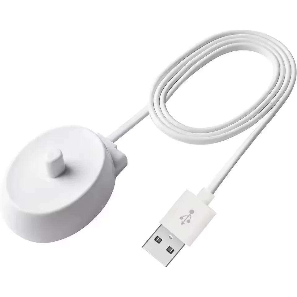 USB Power Charging Base Portable Travel Dock Station, Replacement Charger for Braun Oral B D12 D16 D20 3757 Electric Toothbrush
