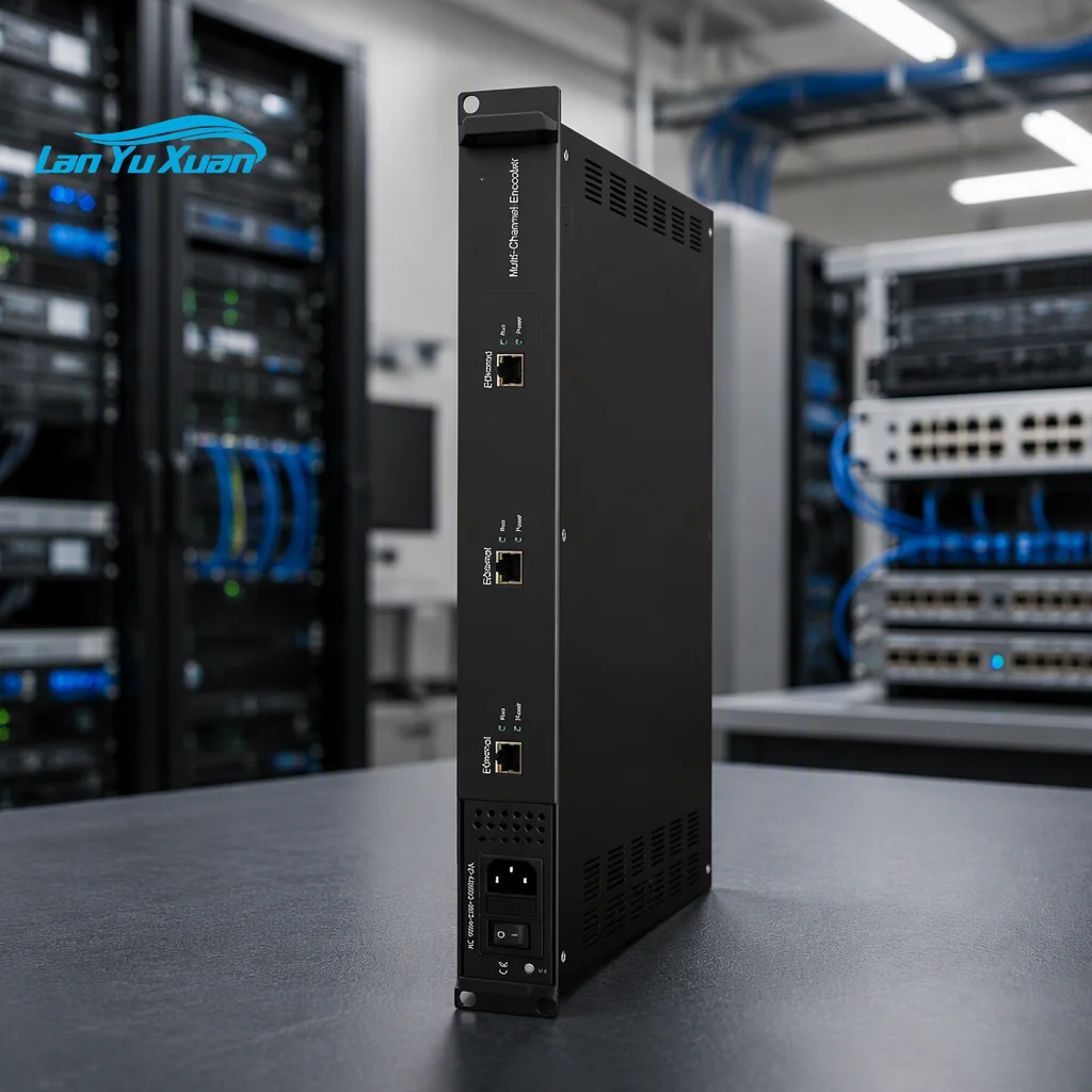 48 Channels H.265 Video Encoder 1080p RTMP HTTP HLS Digital TV Headend Platform