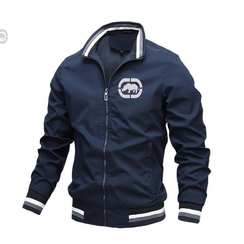 Men's Jacket Spring and Autumn/Summer Stand up Collar Long Sleeve Casual Youth Customization
