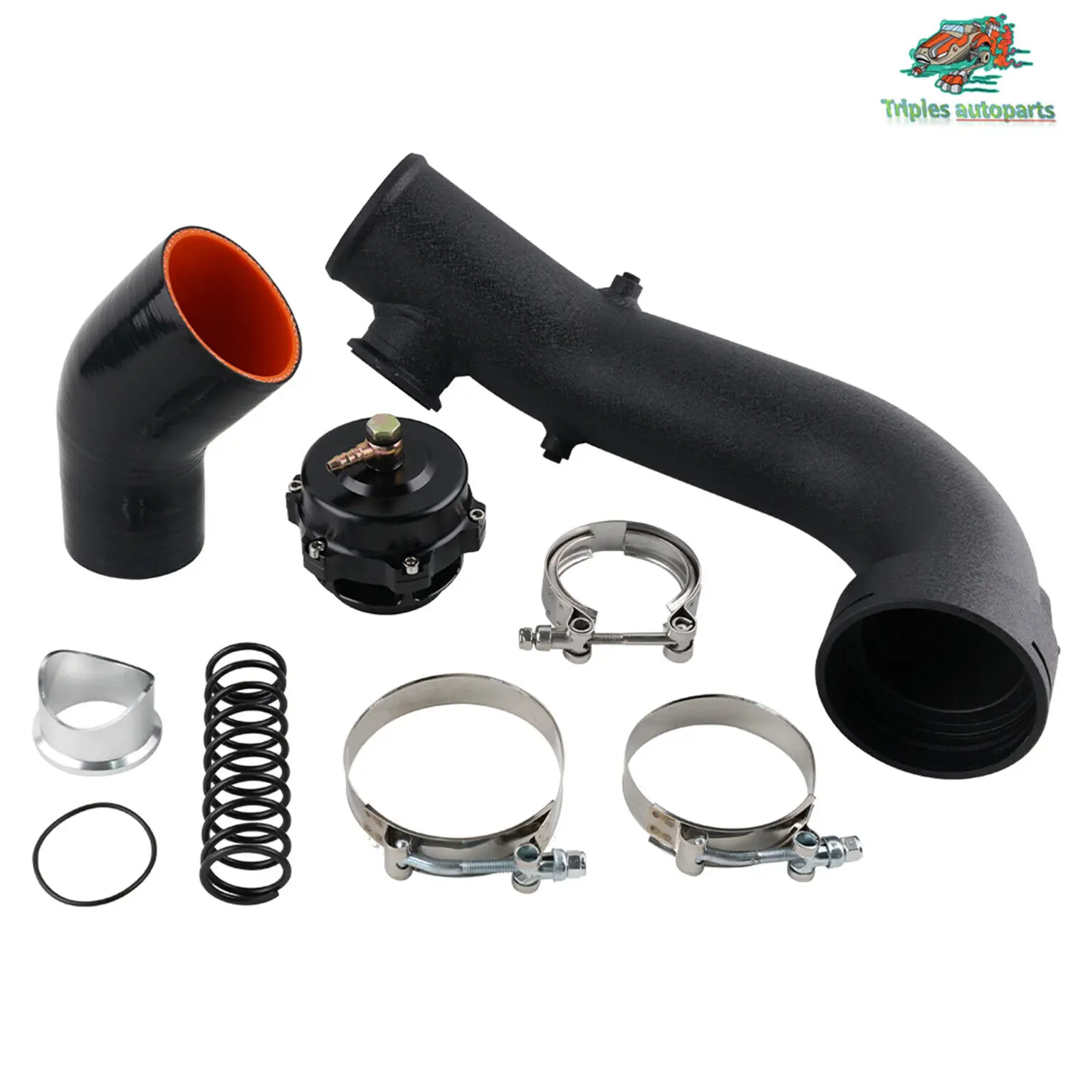 Intake Turbo Charge Pipe Kit ForBMW N54 335i E82 E88 335i 335xi E90 E91 E92 E93 50mm Bov