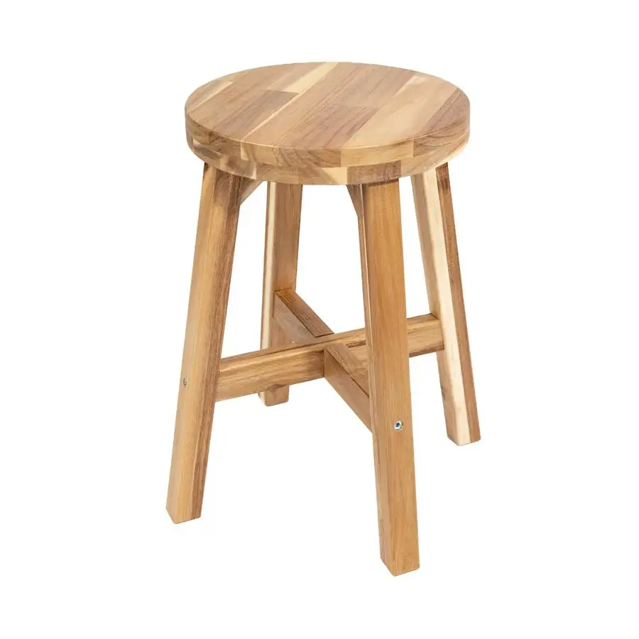 

Табурет из дерева акации, высота 18, верхняя часть 11, открытая спина, простая сборка, отделка из натурального воска, деревянный табурет для растений, столовой, K