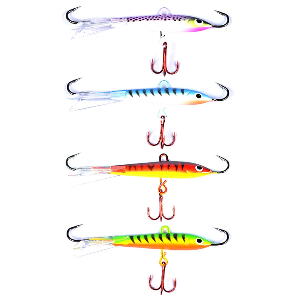 83mm/18g Künstlicher Harter Köder Bunte Balancers Jig Köder Harter Köder mit Minnow-Profil 3D-Augen Pesca Tackle Angelzubehör