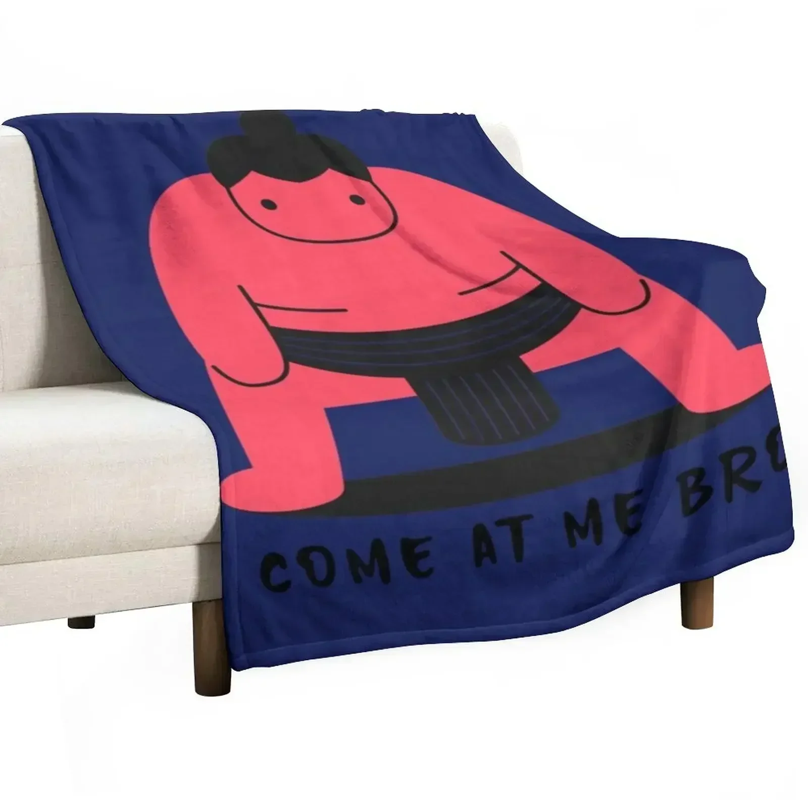 

Come at me bro Throw Blanket Sofa Quilt Comforter cosplay anime Blankets