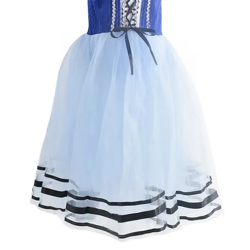 지젤 발레 의상 성인 어린이 긴 투투 백조의 호수 발레 드레스 소녀 여성 키즈 발레리나 파티 댄스 발레 투투 드레스