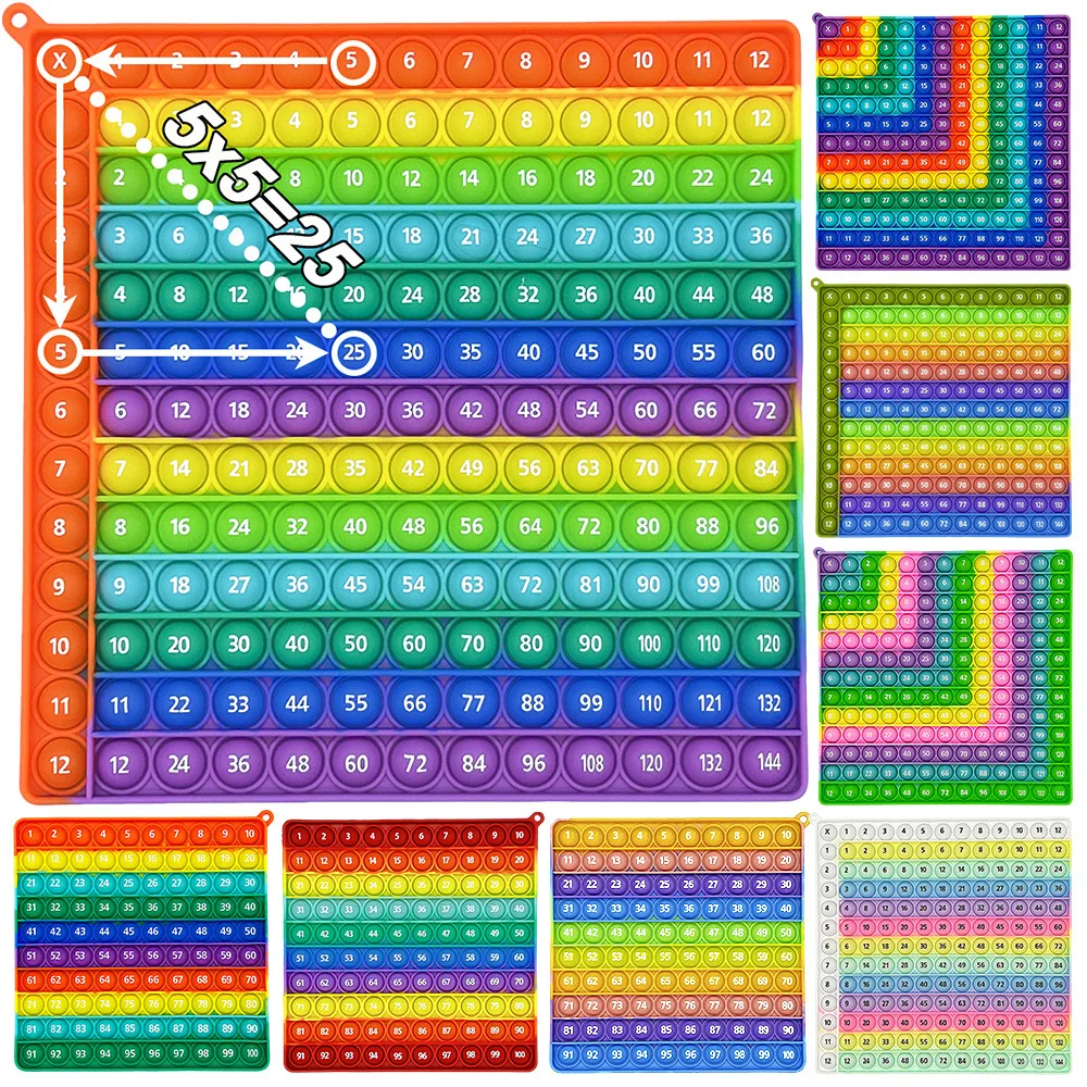 الرياضيات إضافة الضرب فقاعة الصحافة لعبة أطفال التعليمية التعلم التعليم المبكر وسائل تعليمية فكرية
