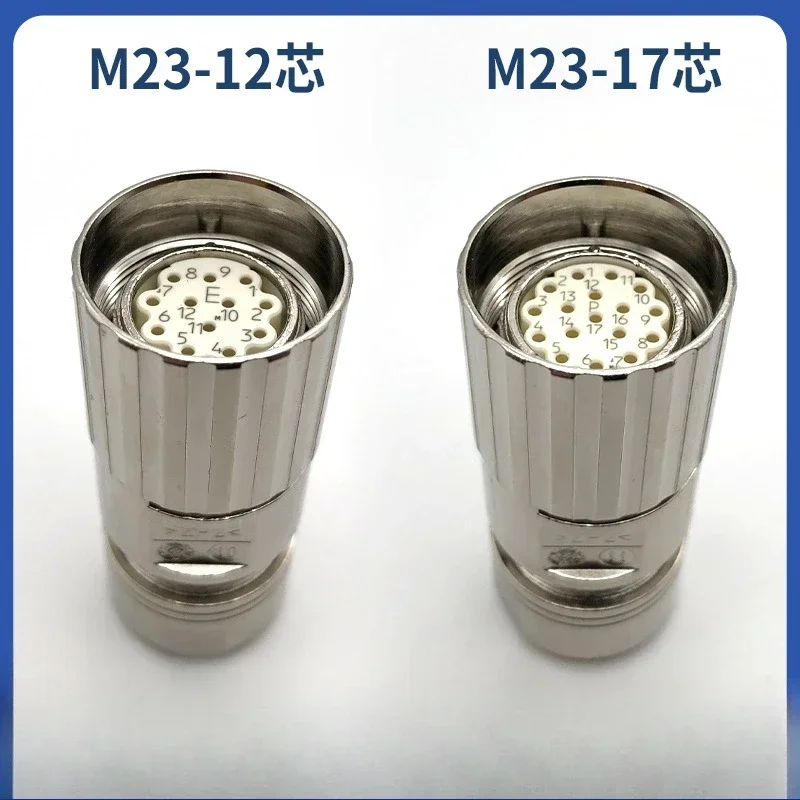 M23 12/17 Pin Female Connector Feedback Encoder Cable for Industrial Automation