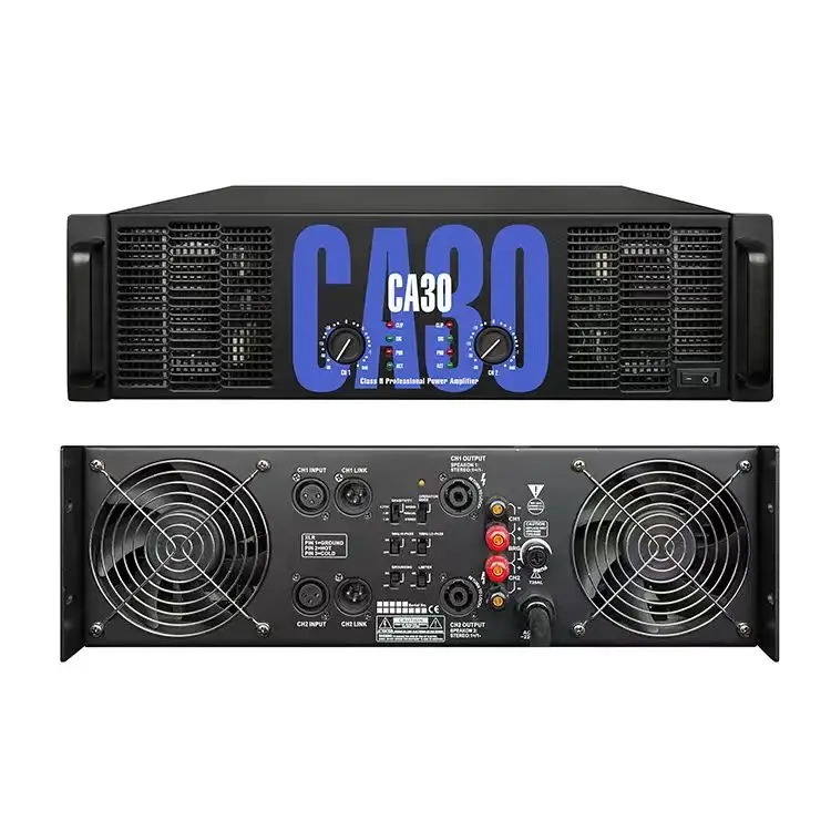 Professional Dual Channel Power Amplifier for Stage Performance Concerts Conference and KTV Parties