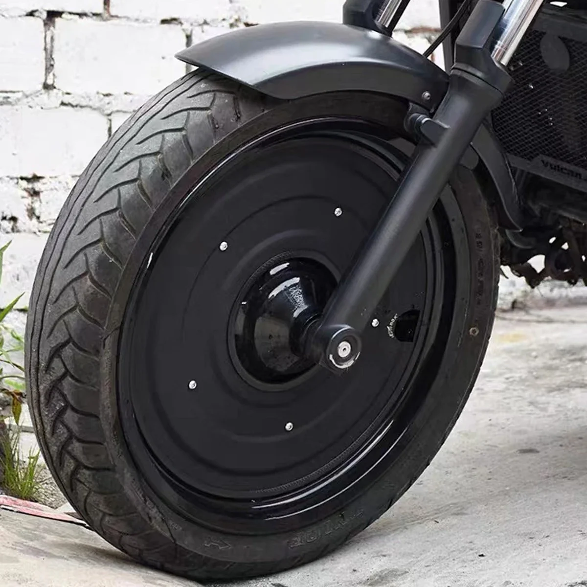Motorcycle closed wheel hub cover metal decorative cover tire guard suitable for Kawasaki Vulcan S650 Vulcans 650 VN650