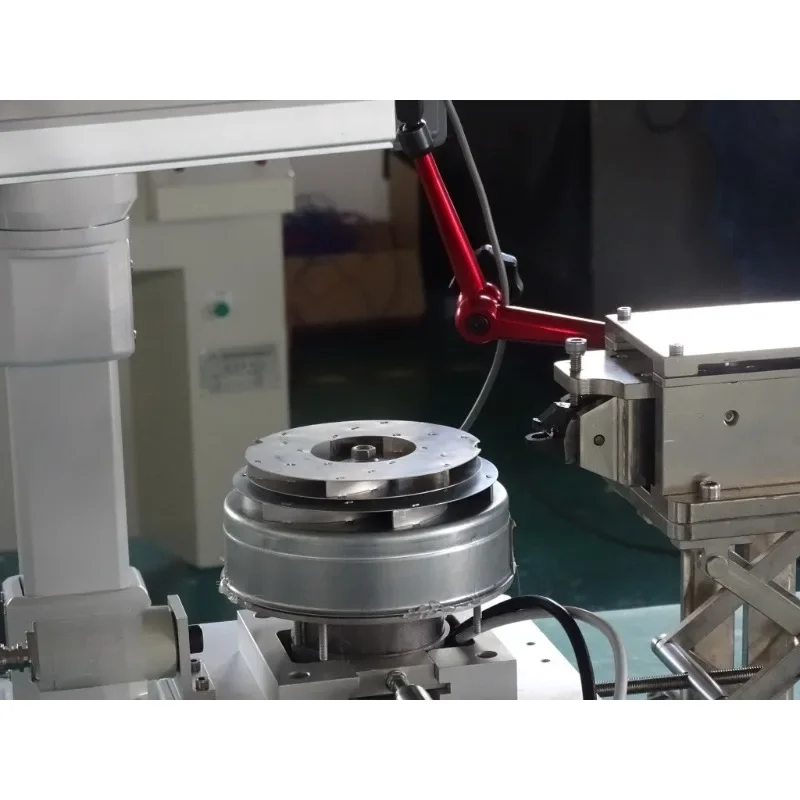 Electric hair dryer dynamic balancing machine, self-driven fan whole mechanical balancing machine
