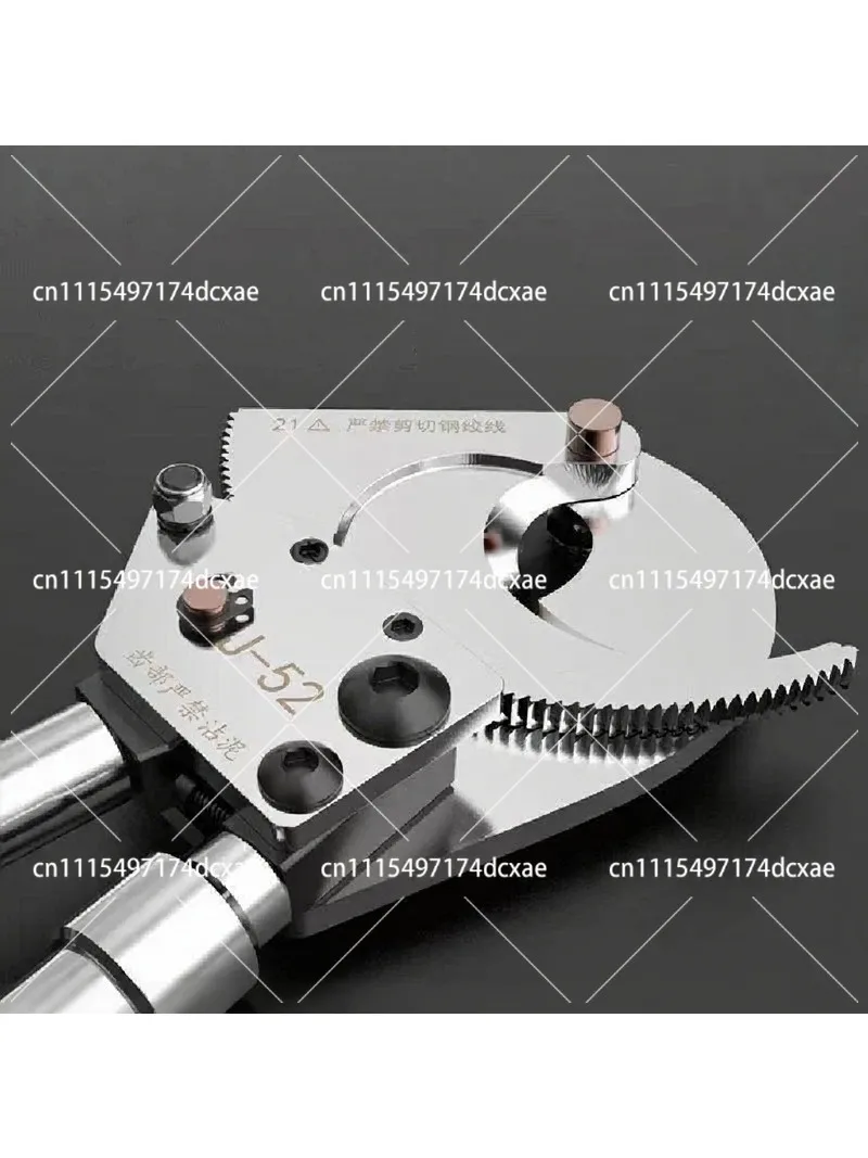Expandable Heavy-Duty Ratchet Cable Cutter, Multifunctional Wire Cutting Tool