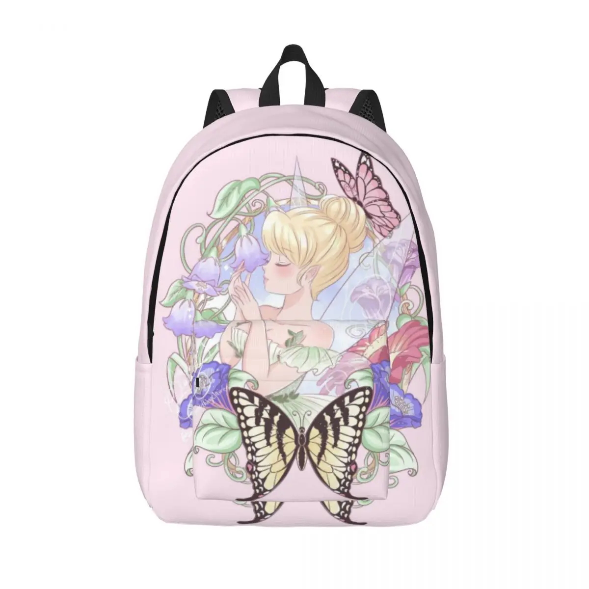 Custom Tinker Bell Laptop Backpack Men Women Basic Bookbag for School College Student Bag