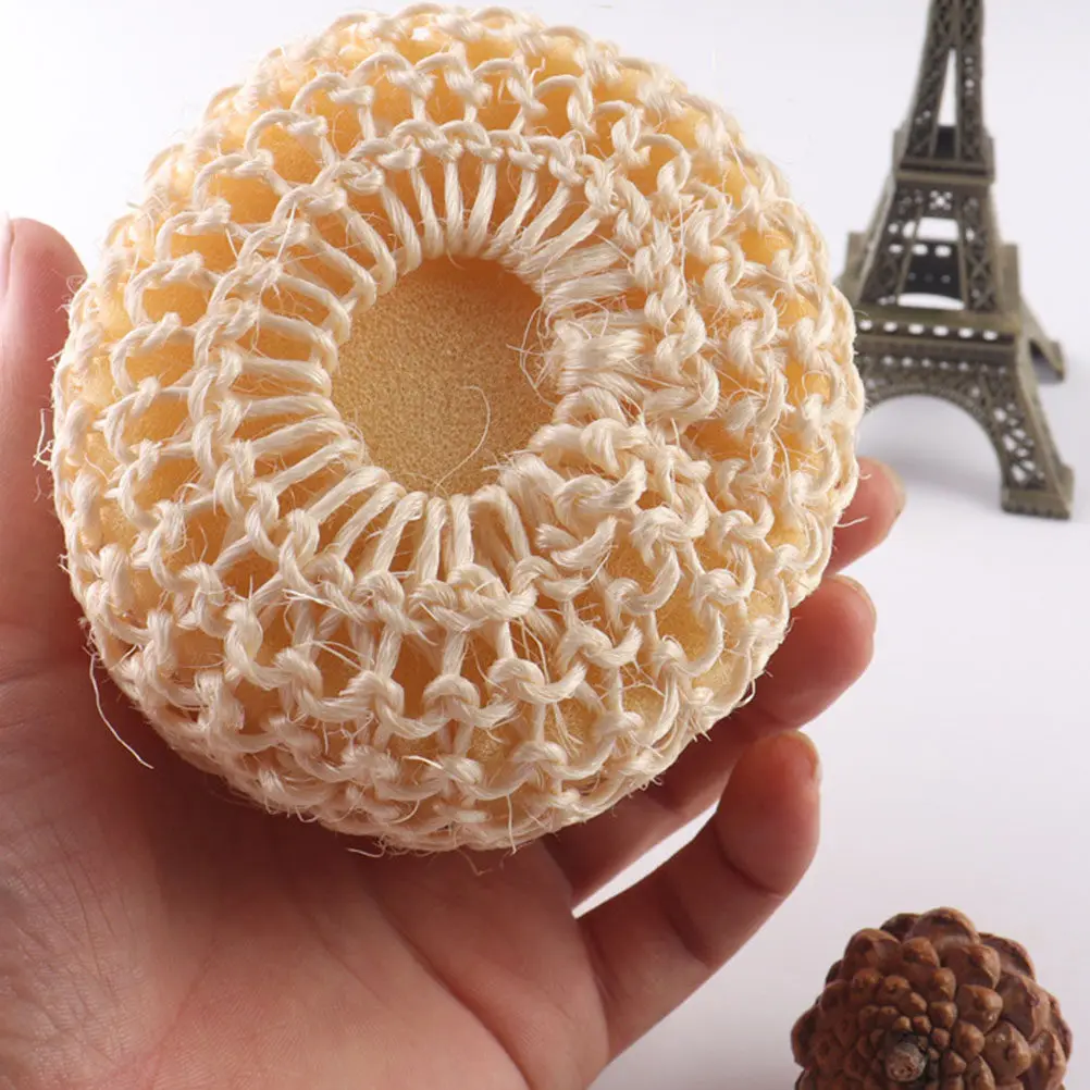 

5Pcs Oval Sisal Bathing Sponge Blocks Deep Cleansing Exfoliator for Dry Flaky Skin Body Scrub Shower Spa Detox Routine