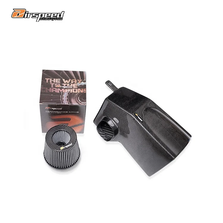 AIRSPEED BRAND Latest Trend Customized Auto Accessories 3k Twill Carbon Fiber Cold Air Intake System for   Giulia 2.0T