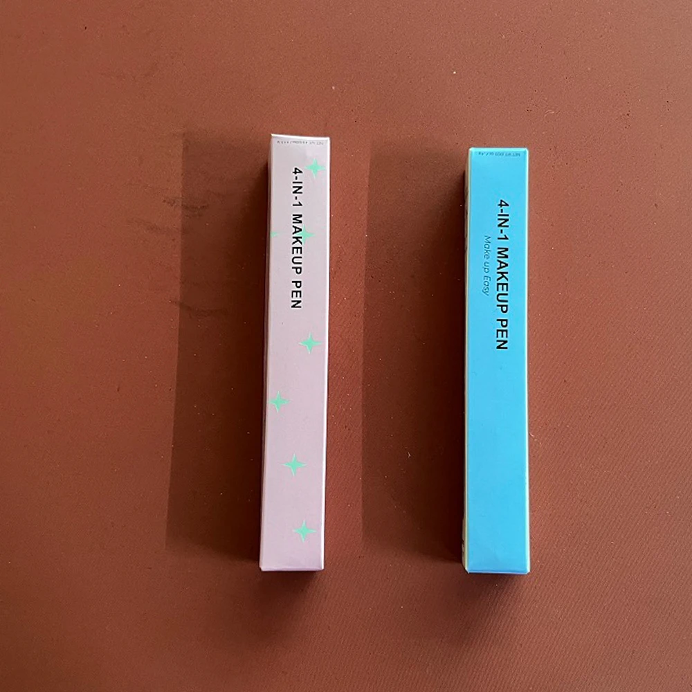 1 pièces 4 en 1 résistant à la sueur longue durée crayon à sourcils dessin sourcils étanche facile couleur stylo à sourcils maquillage stylo cosmétique