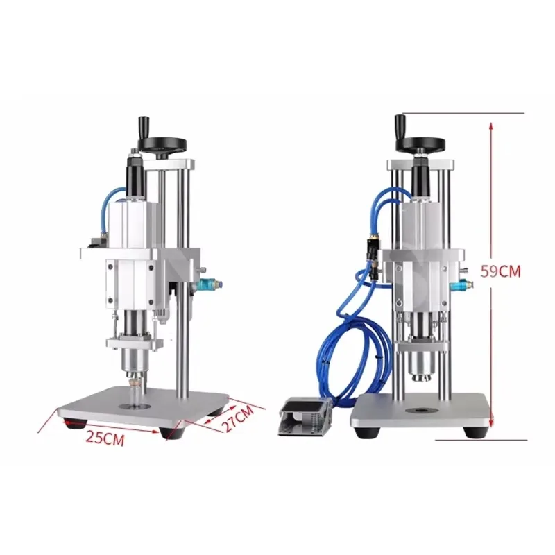 

Semi-Automatic Vial Capping Crimping Machine 8mm 20mm 13mm Manual Vial Crimper 20ml